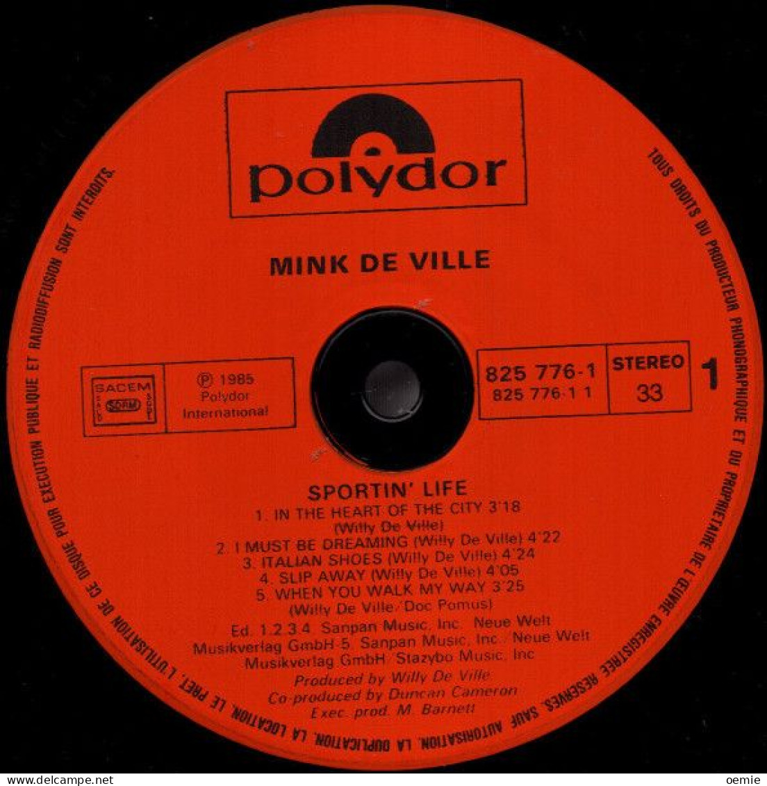 MINK DEVILLE  /  SPORTIN LIFE - Sonstige - Englische Musik