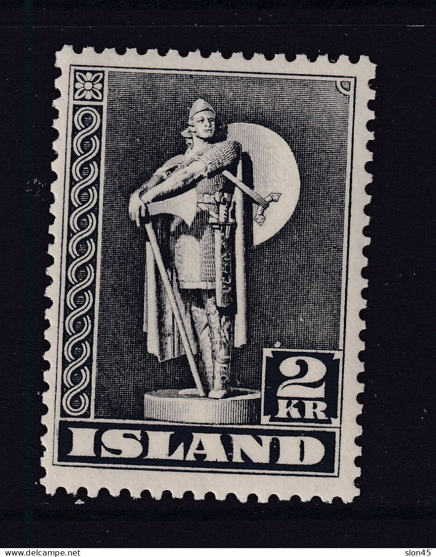 Iceland 1947 2 Kr Perf 11.5 MNH 15776 - Ungebraucht