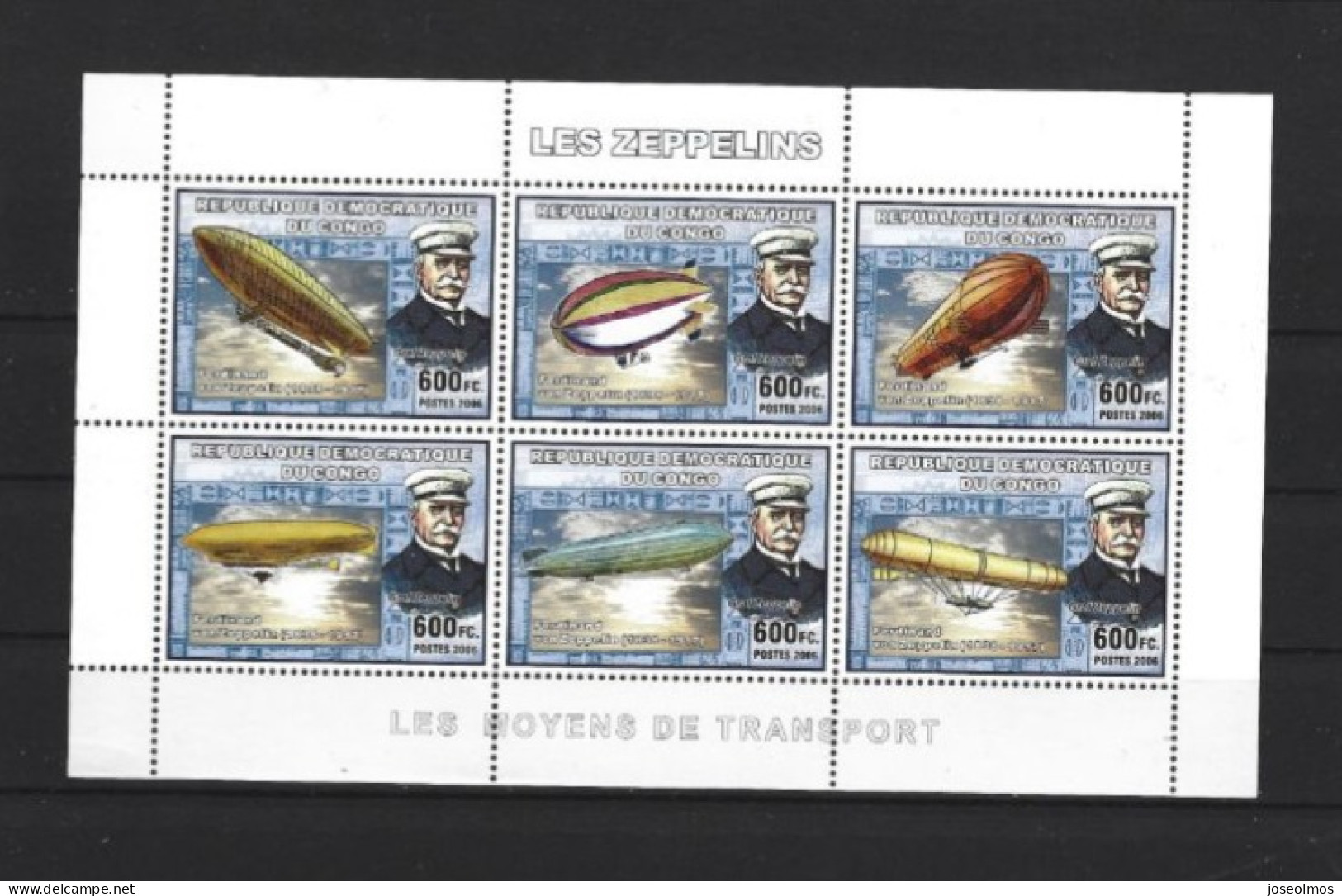 TIMBRES BLOCS "LES ZEPPELINS" NEUF** - Ongebruikt