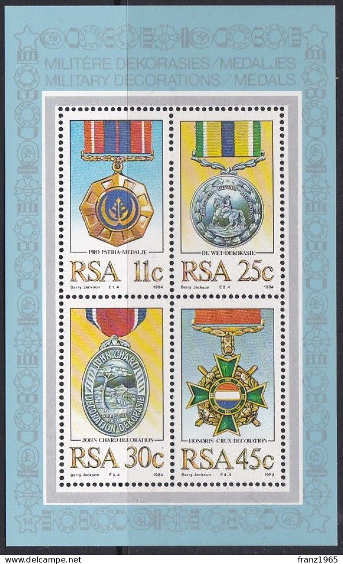 Military Decorations - 1984 - Unused Stamps