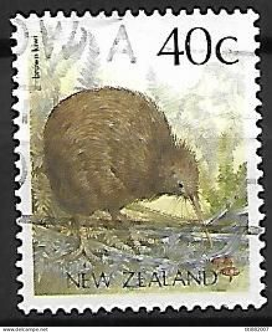 NOUVELLE  ZELANDE    -    OISEAU    /   KIWI     -   Oblitéré - Kiwi's