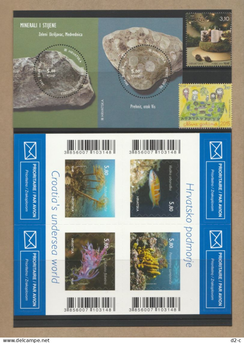 2014 Annual Stamp Folder Of Croatia - Sammlungen (im Alben)