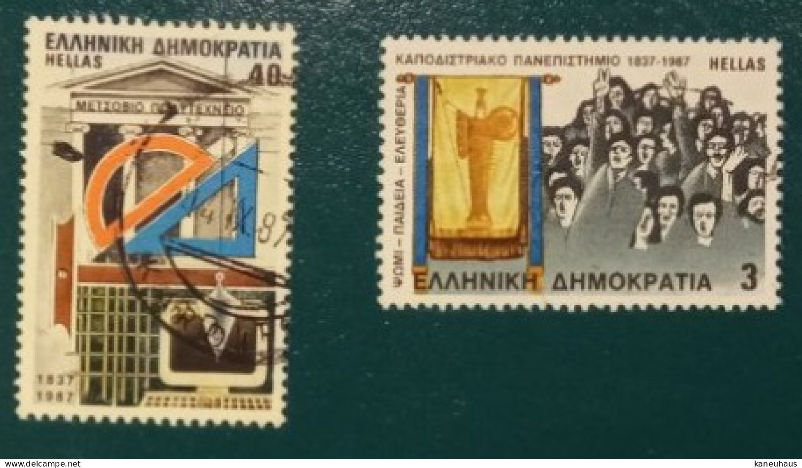 1987 Michel-Nr. 1656+1658 Gestempelt - Used Stamps