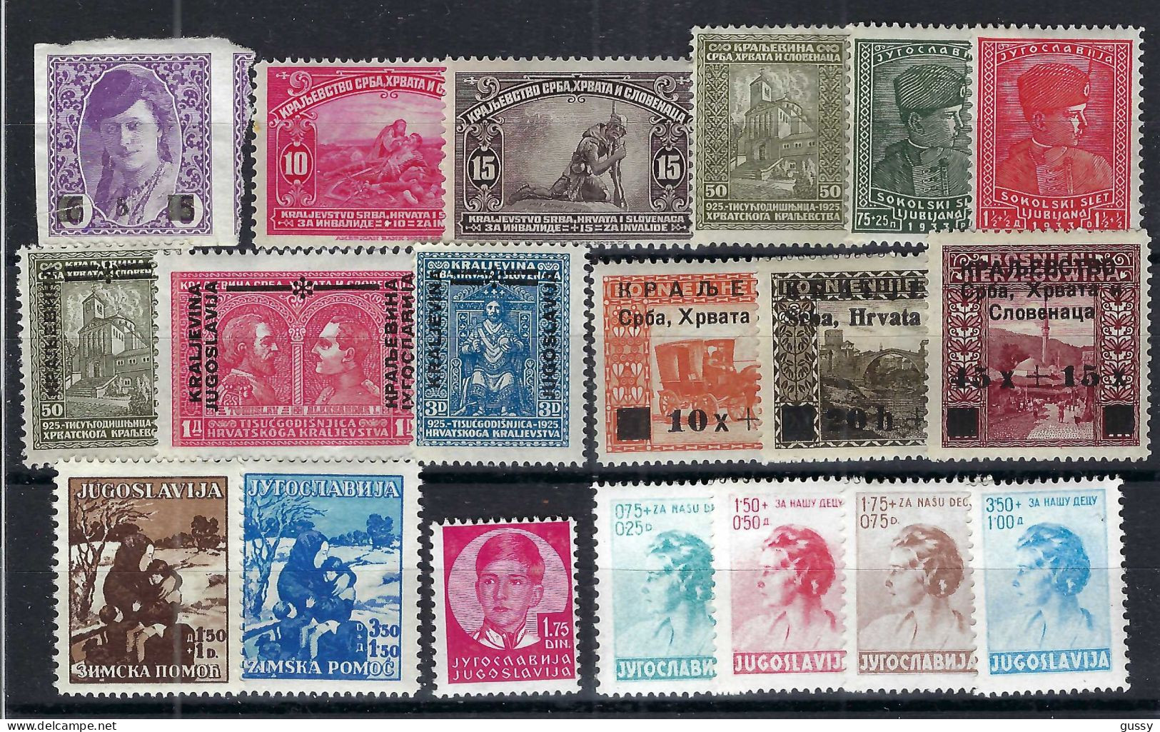 YOUGOSLAVIE Ca. 1918-35: Lot De Neufs* - Unused Stamps