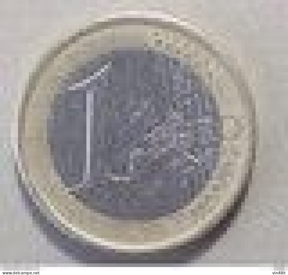 2008  -  CIPRO  - MONETA IN EURO - VALORE  1,00  EURO - USATA - - Cipro