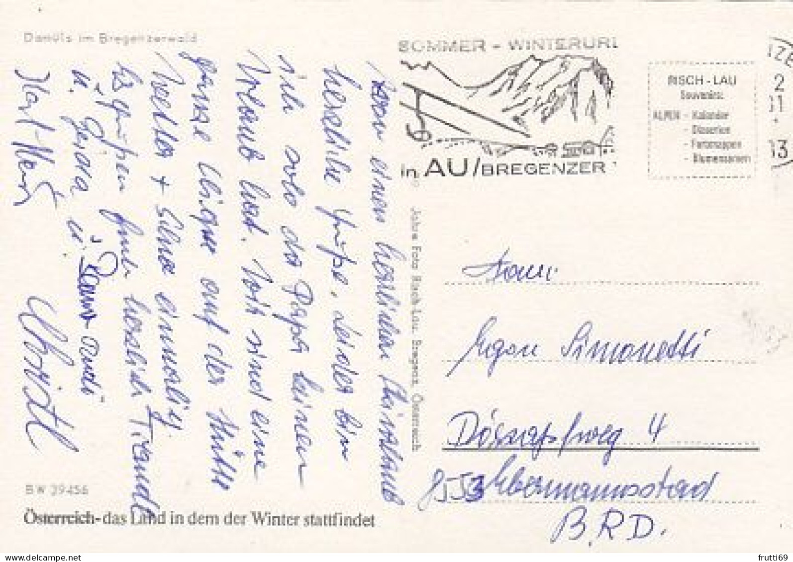 AK 191509 AUSTRIA - Damüls Im Bregenzerwald - Bregenzerwaldorte