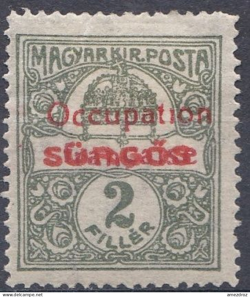 Arad Occupation Française En Hongrie Mi 2 * (K6) - Unused Stamps