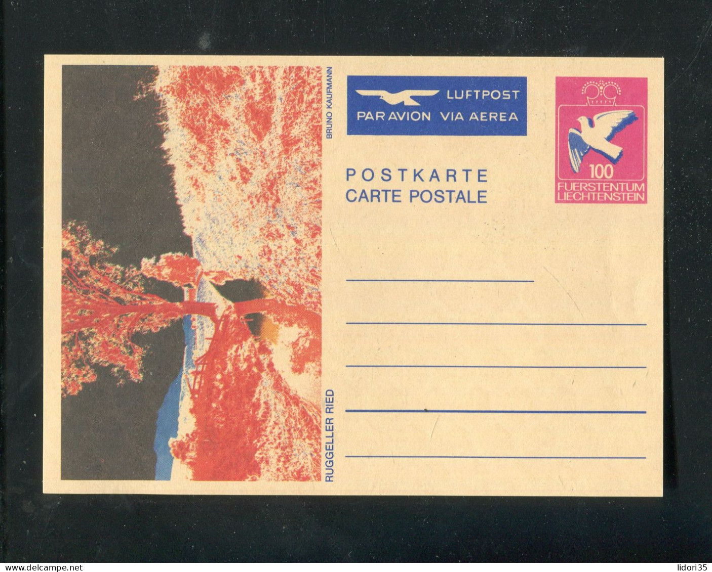 "LIECHTENSTEIN" 1984, Bildpostkarten Mi. P 82-P 84 ** (5100) - Stamped Stationery