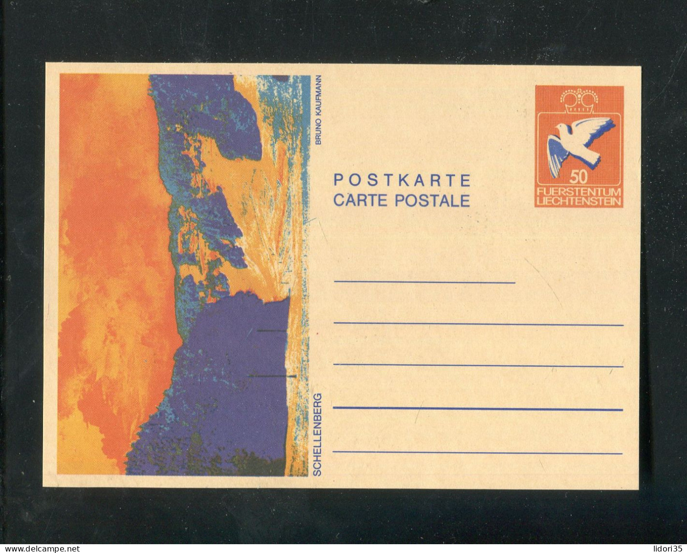 "LIECHTENSTEIN" 1984, Bildpostkarten Mi. P 82-P 84 ** (5100) - Stamped Stationery