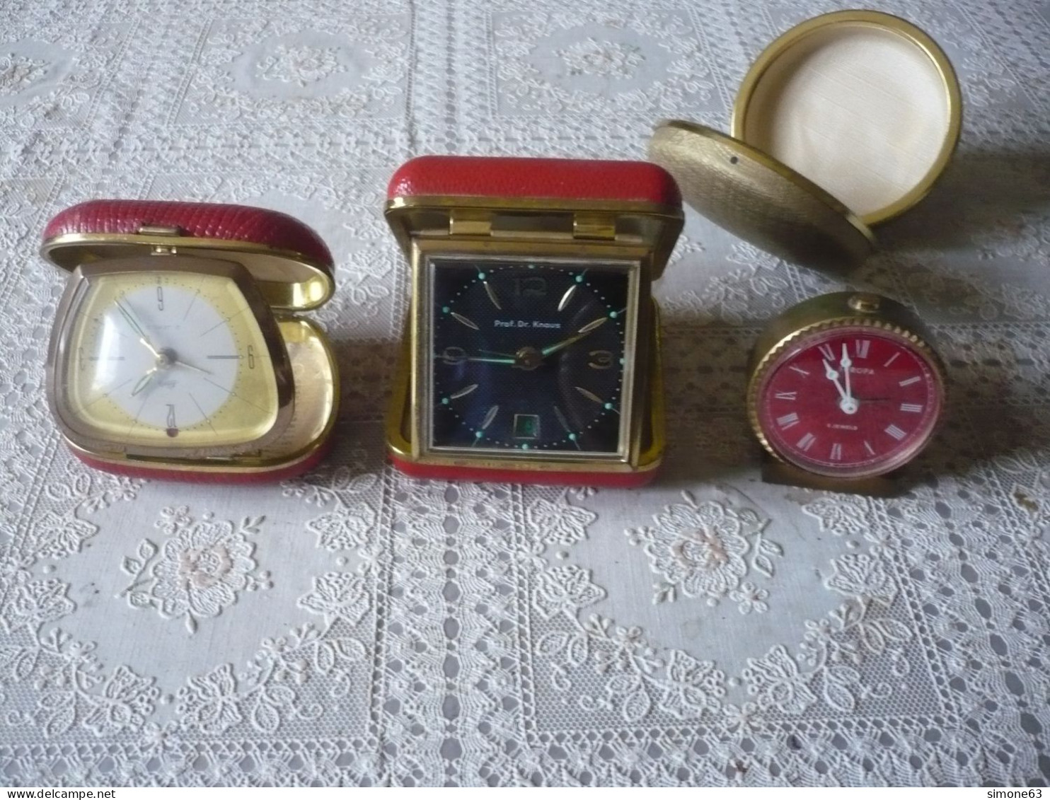 Lot De 3 Montres Bracelet + 4  Montres à Gousset  +  3 Réveils  De Voyage - Lire Détail - Andere & Zonder Classificatie