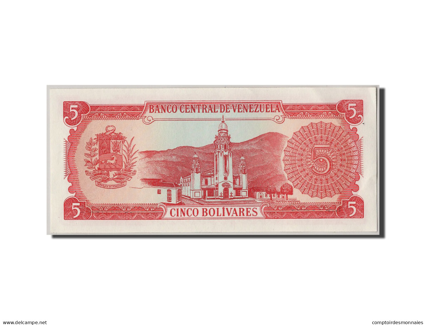 Billet, Venezuela, 5 Bolivares, 1989, 1989-09-21, SPL - Venezuela