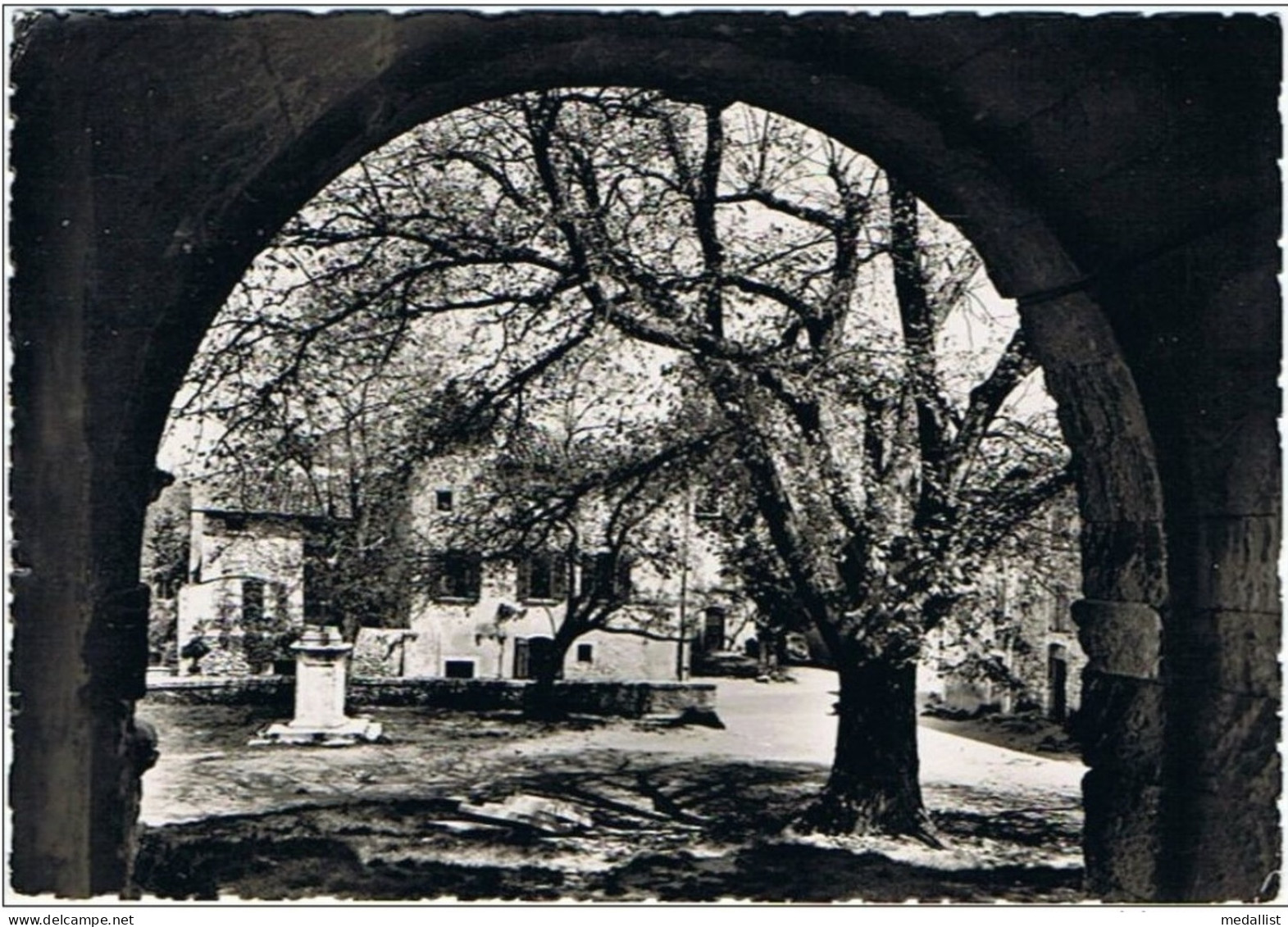 CPM..84..OPPEDE LE VIEUX..VAUCLUSE..LA PLACE DES ORMES.. - Oppede Le Vieux