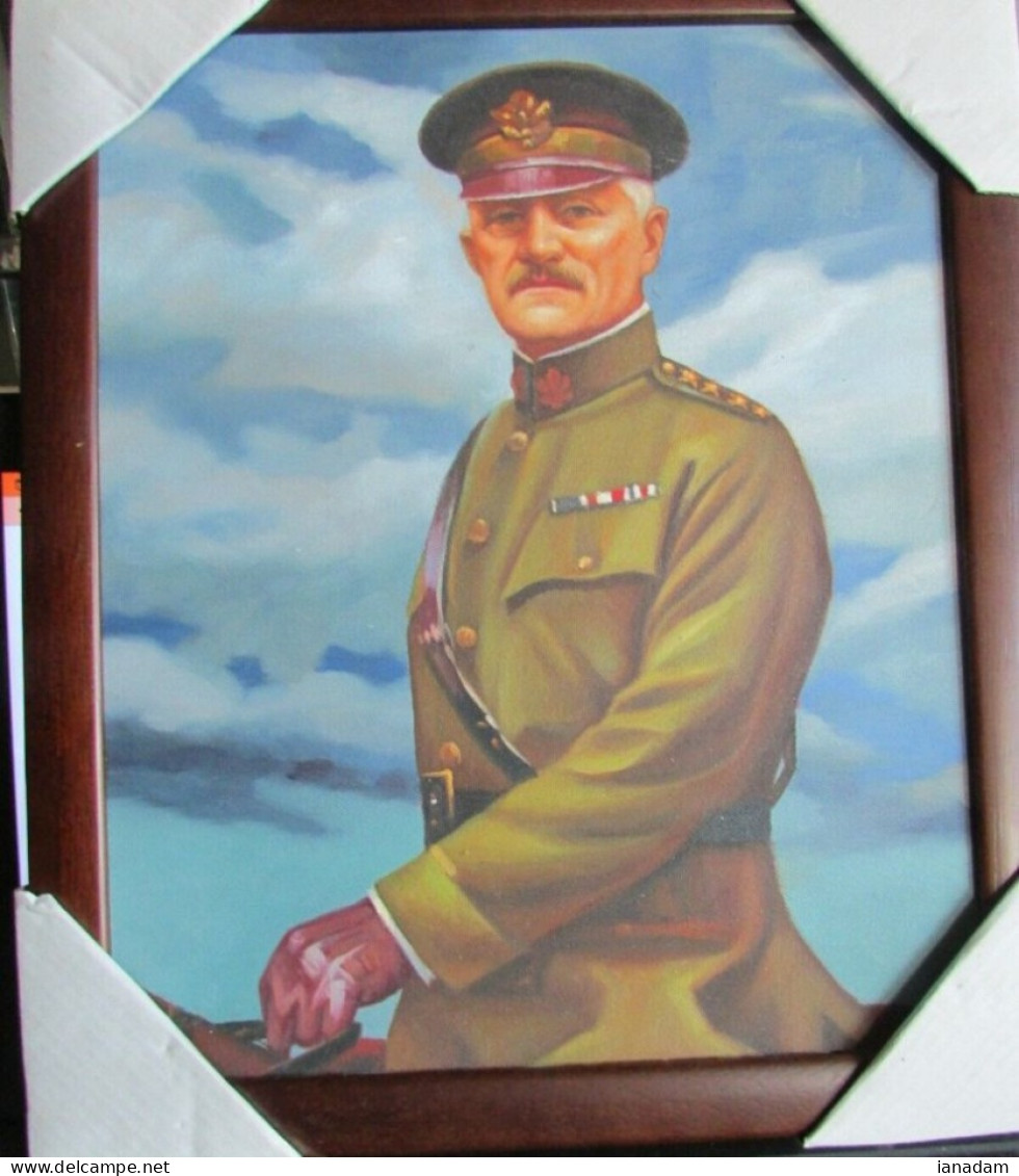 WW1 General Pershing Hand Painted Oil Painting - 1914-18