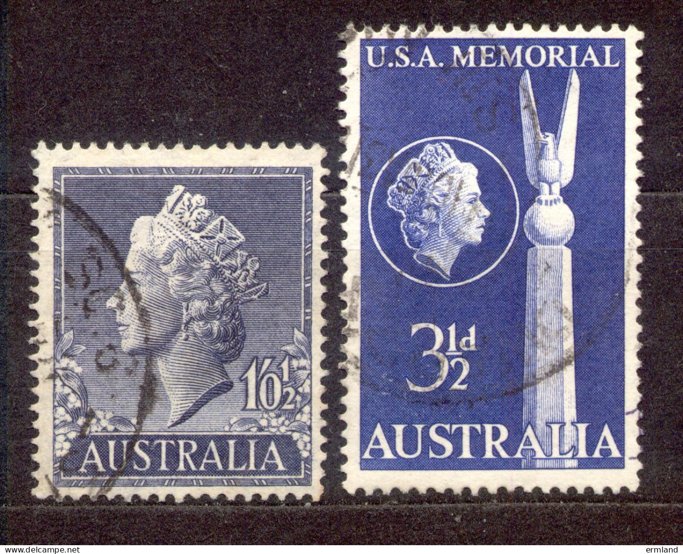 Australia Australien 1955 - Michel Nr. 252 - 253 O - Gebraucht