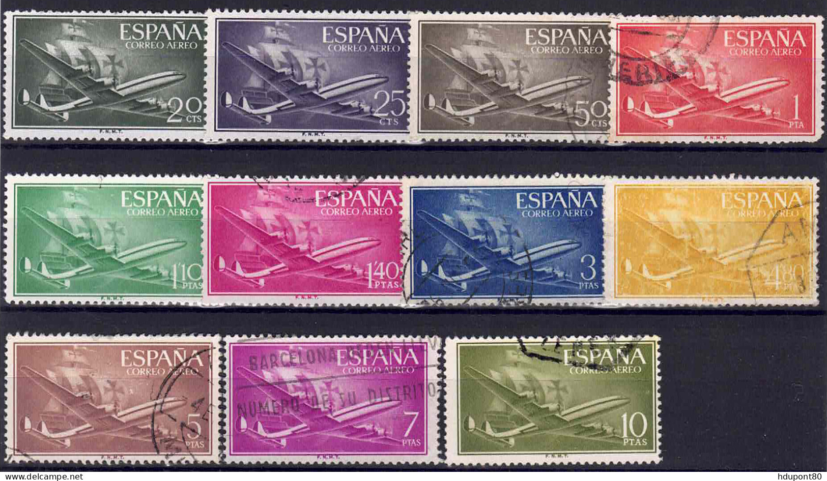 PA 266 à 276 - Used Stamps