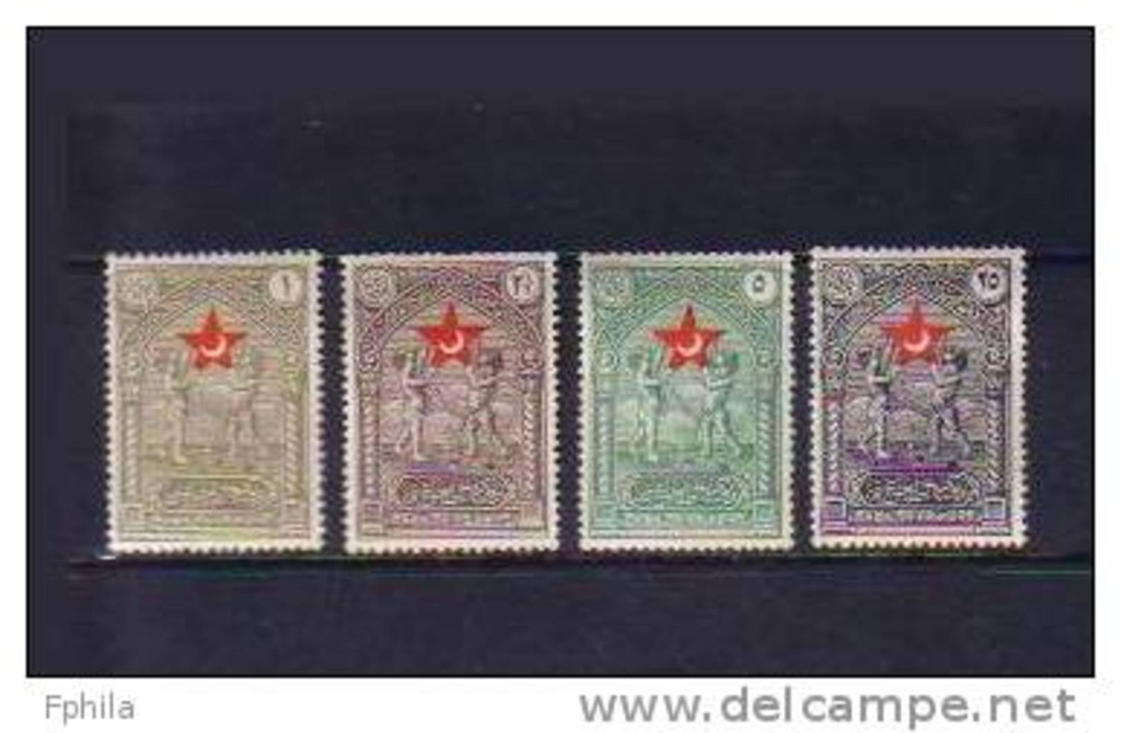 1928 TURKEY STAMPS IN AID OF THE TURKISH SOCIETY FOR THE PROTECTION OF CHILDREN MINT WITHOUT GUM - Timbres De Bienfaisance