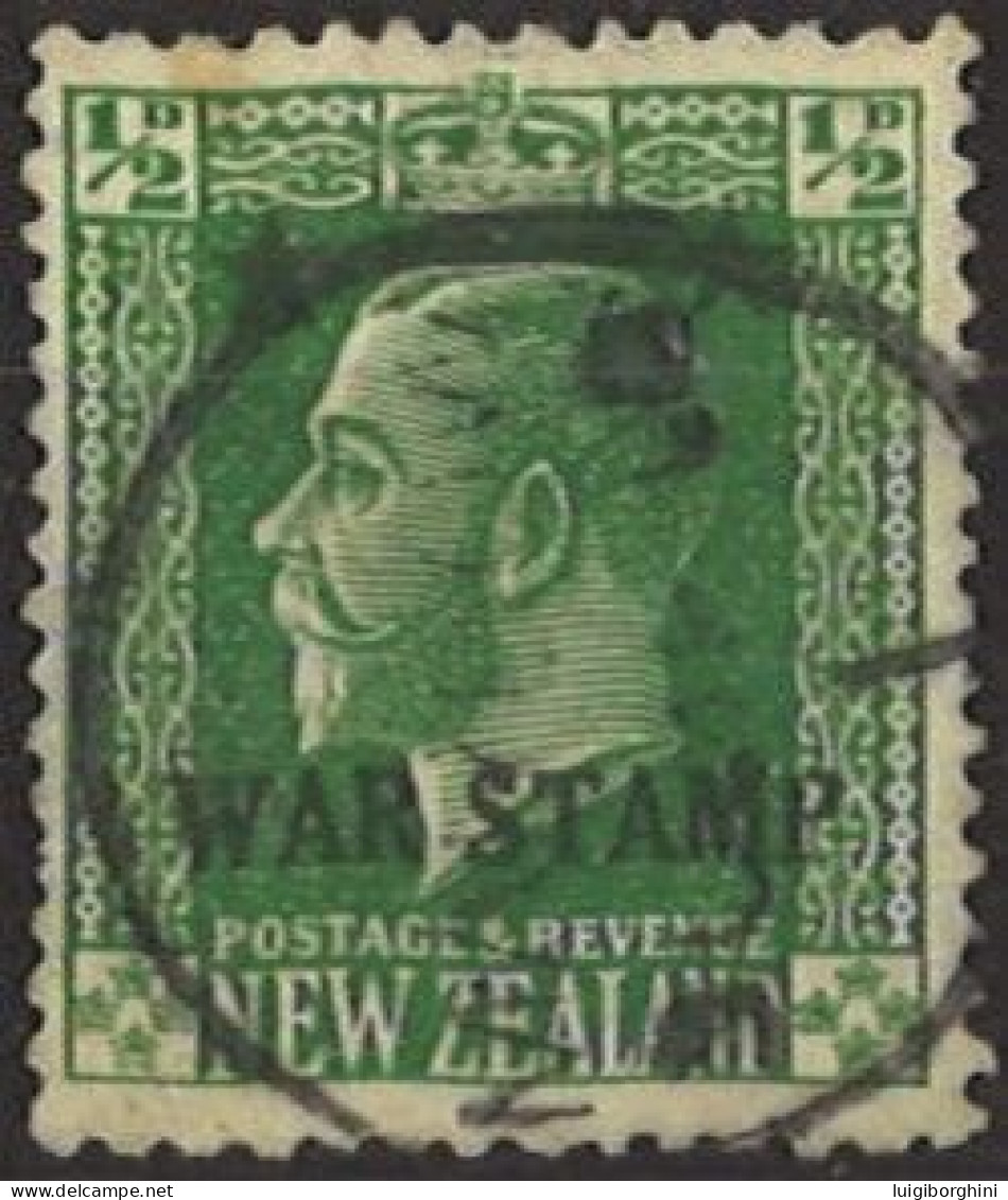 NUOVA ZELANDA 1915 Usato - Timbro Di Guerra - Used Stamps