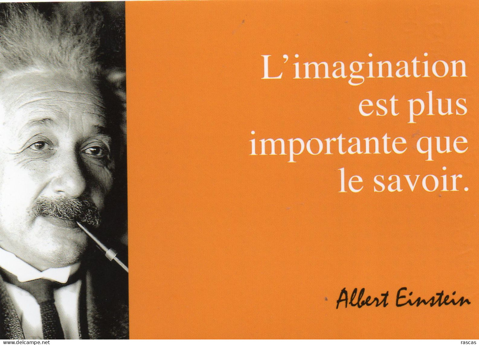 CPM - F - PHYSIQUE - ALBERT EINSTEIN - L'IMAGINATION EST PLUS IMPORTANTE QUE LE SAVOIR - Premio Nobel