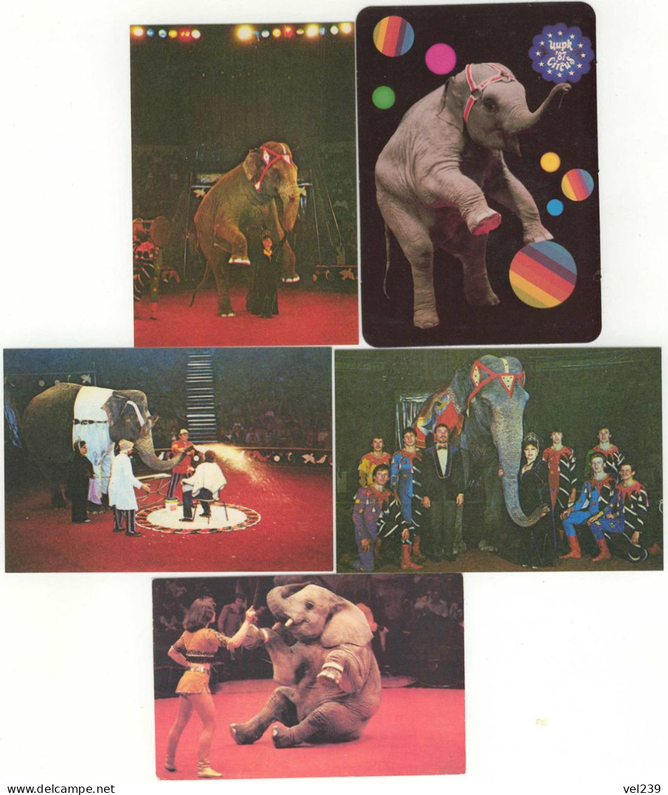 USSR. 1987 - 1990. Elephant, éléphant - Petit Format : 1981-90