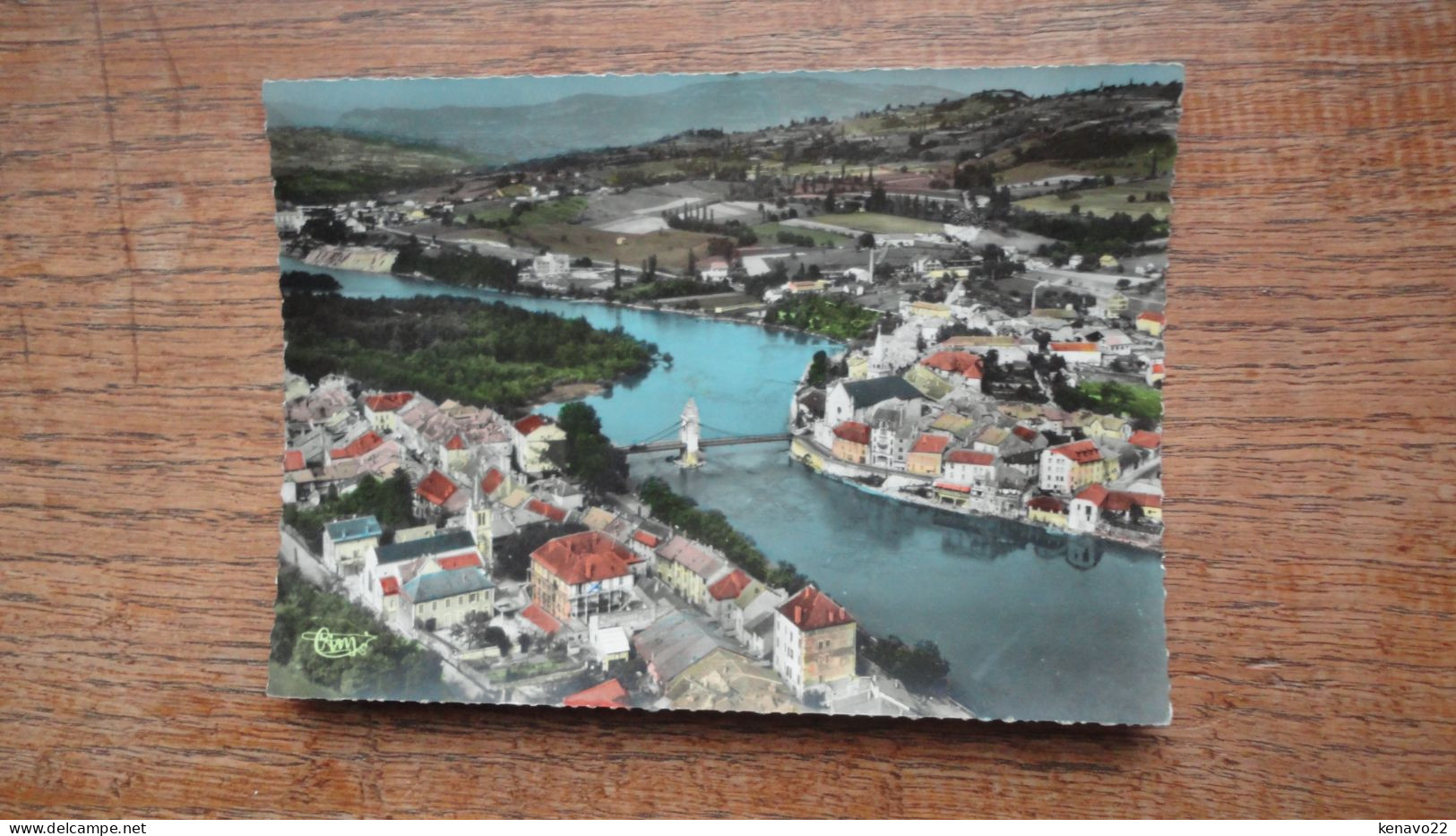 Seyssel ( Ain Et Haute-savoie ) Vue Aérienne , Les Deux Seyssel Et Le Pont Sur Le Rhône - Seyssel