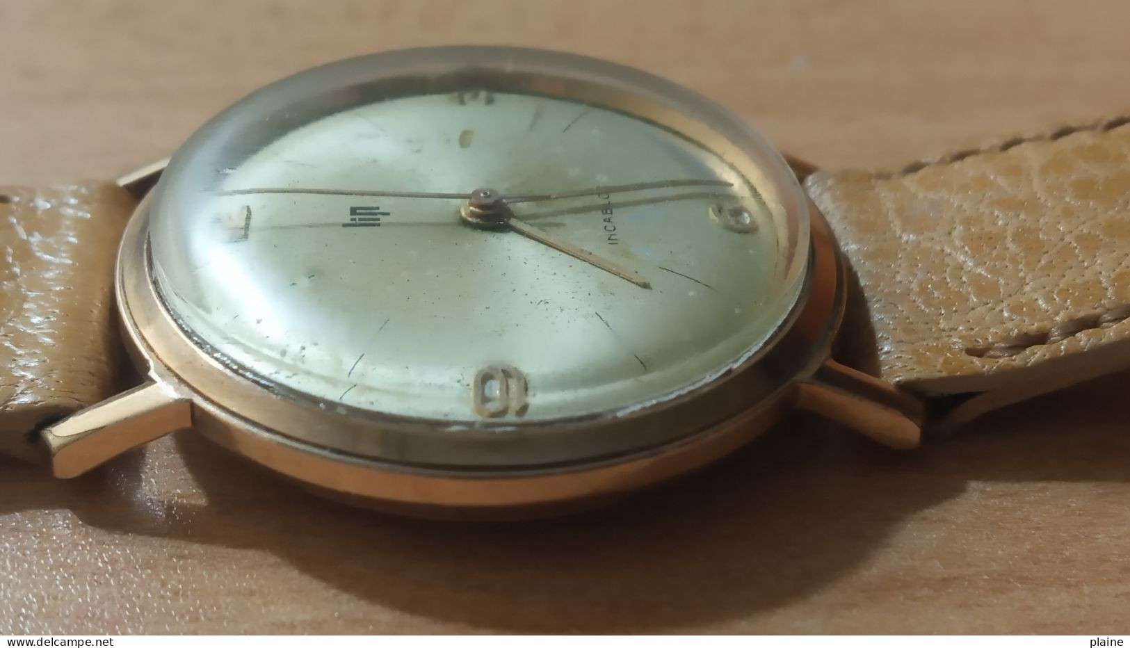 MONTRE MECANIQUE VINTAGE INCABLOC " LIP " P/OR G,20-REF/03248-CAL R 136E - Watches: Old