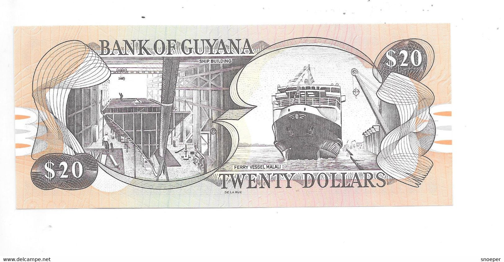 Guyana 20 Dollars 2006  30e Sig 14   Unc - Guyana