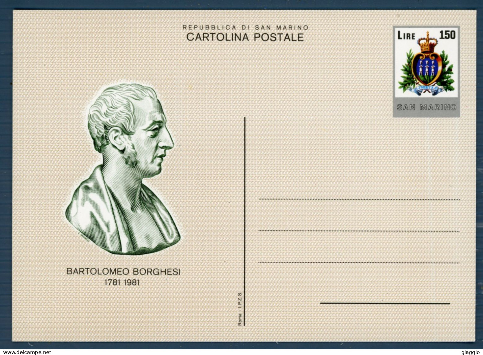 °°° Francobolli N. 1738 - Cartolina Postale San Marino °°° - Postal Stationery