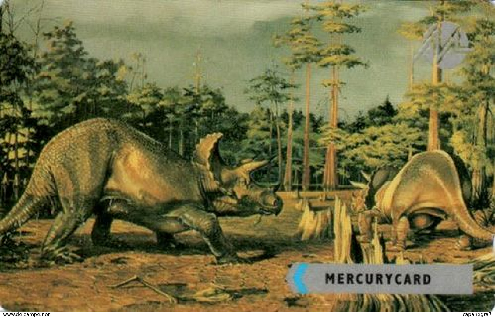 Triceratops, Mercurycard, England,, 2.012 Pc. - Mercury Communications & Paytelco