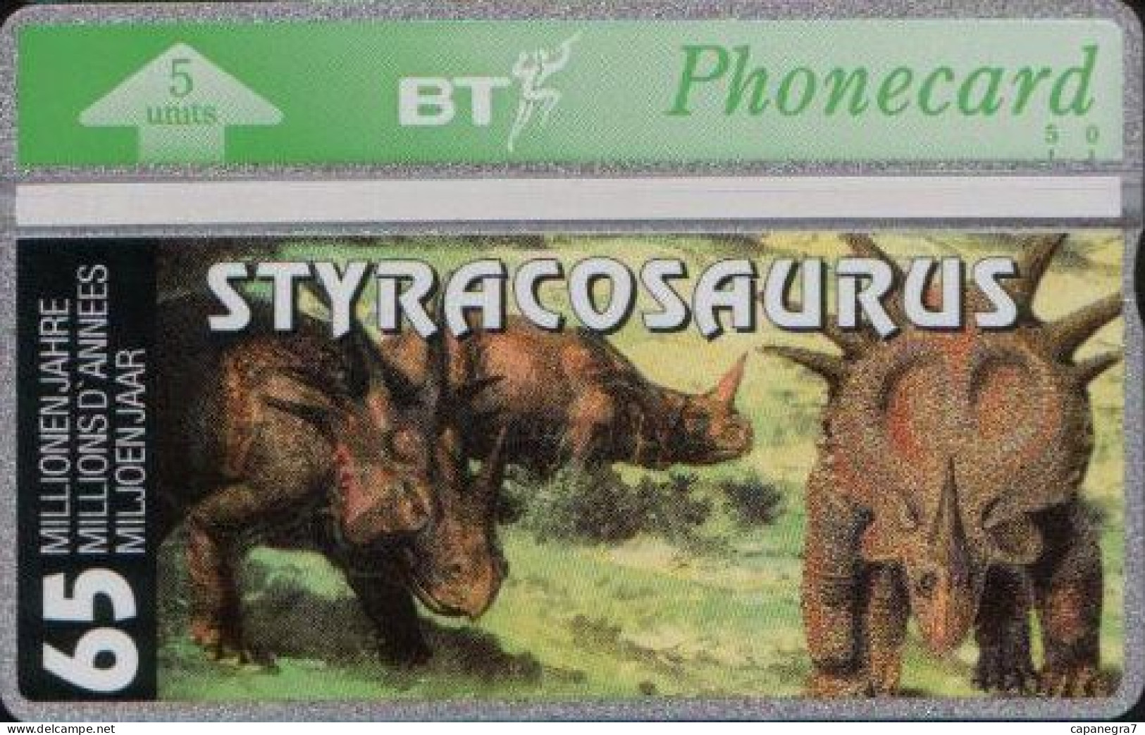 Styracosaurus, Dinosaurus, BTO, 1.500 Pc., England - BT Übersee