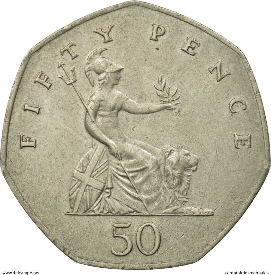 Monnaie, Grande-Bretagne, Elizabeth II, 50 Pence, 1983, TB+, Copper-nickel - 50 Pence