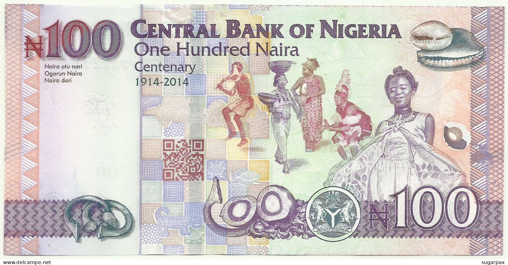 NIGÉRIA - 100 Naira - 2022 - P 41.d - Unc. - Commemorative - Polymer Plastic - Nigeria