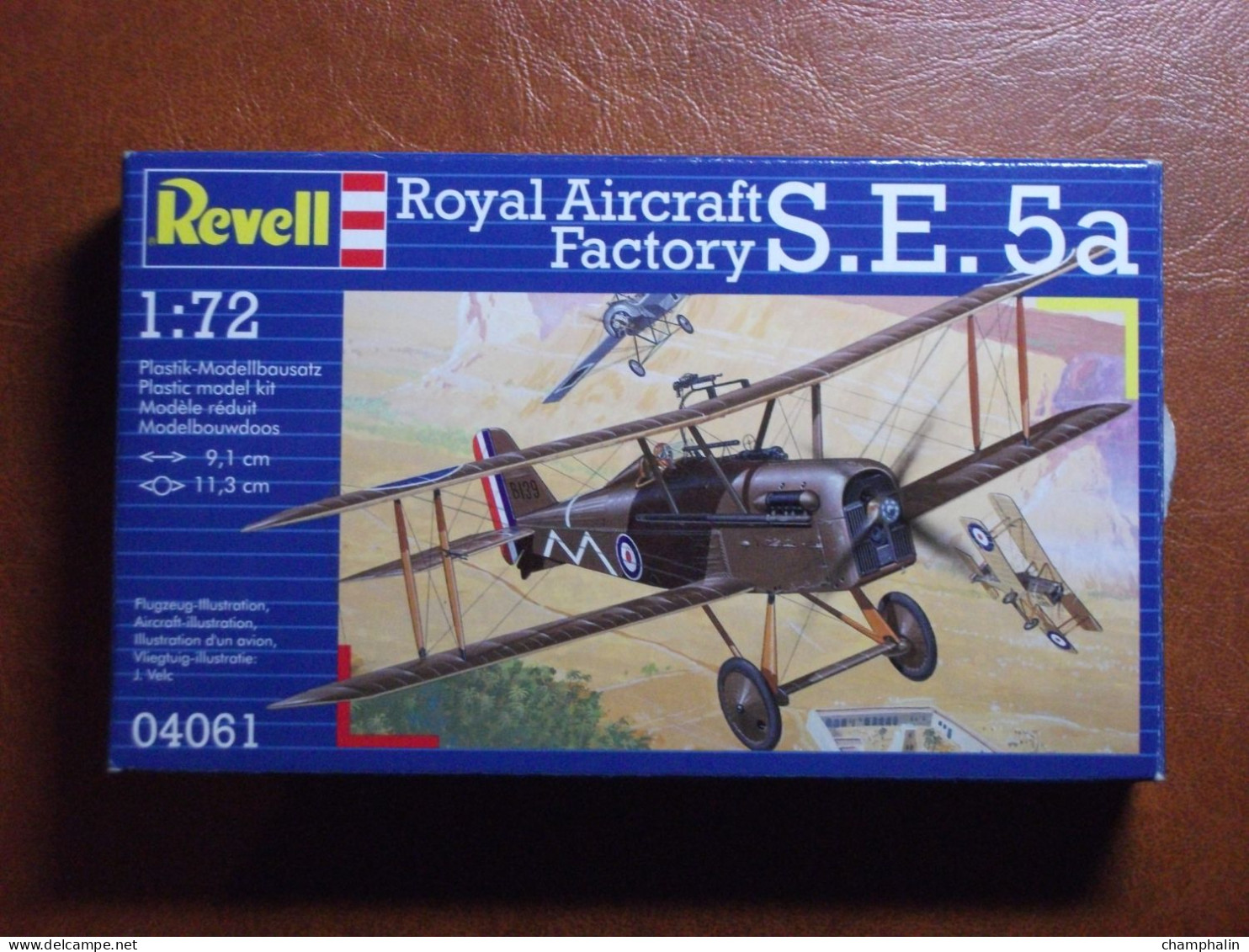 Maquette Plastique - Avion Royal Aircraft Factory S.E. 5a Au 1/72 - Revell N°04061 - Aviones