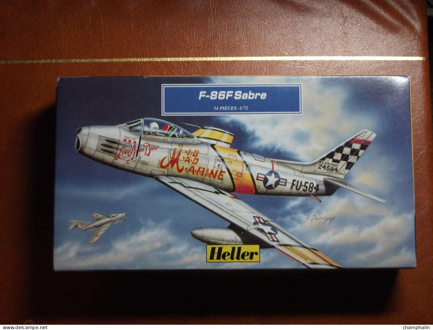 Maquette Plastique - Avion F-86F Sabre Au 1/72 - Heller N°80277 - Avions