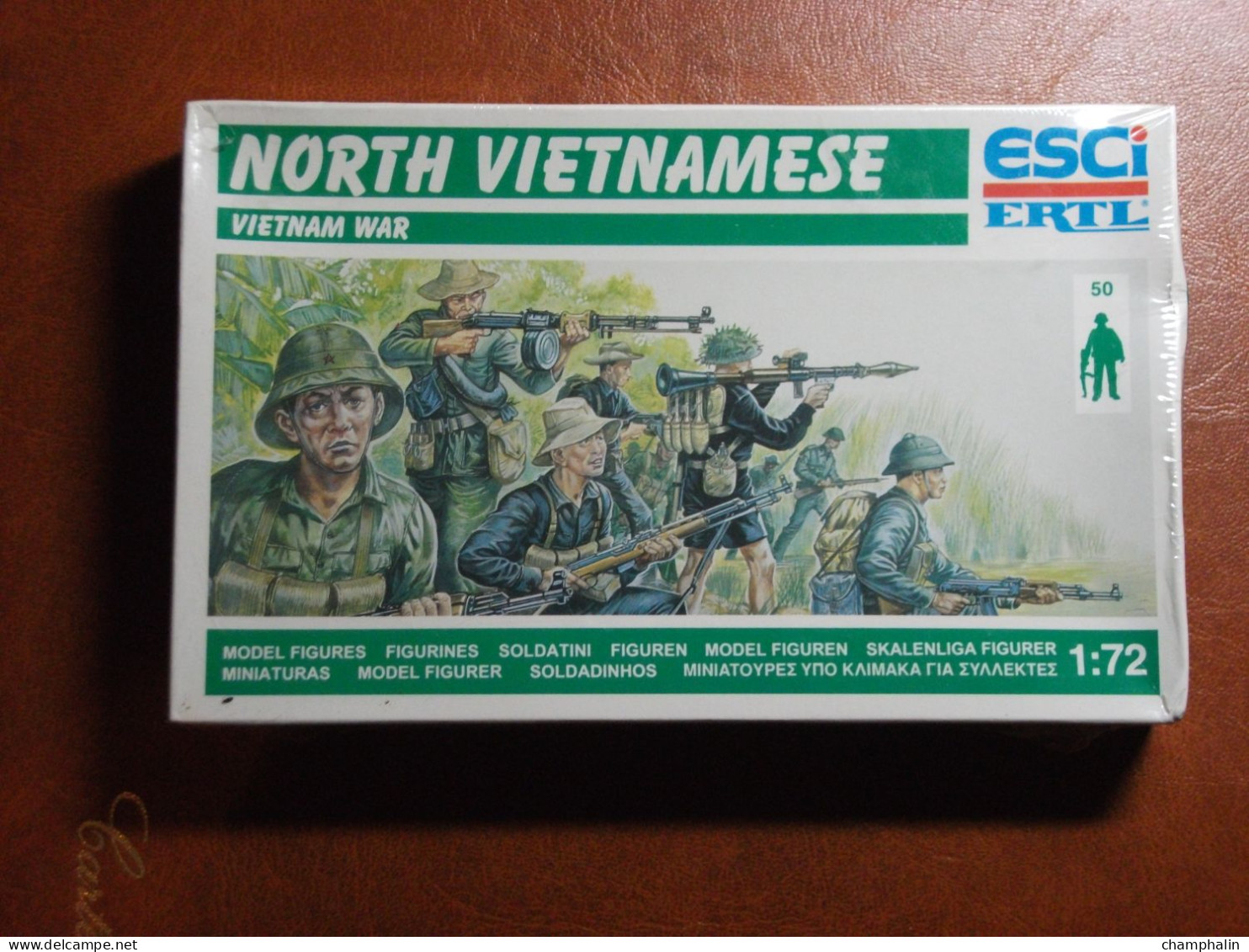 Maquette Plastique - North Vietnamese - Soldats Nord-Vietnam Au 1/72 - Guerre Du Viet-Nâm - Esci N°P-229 - Figurines