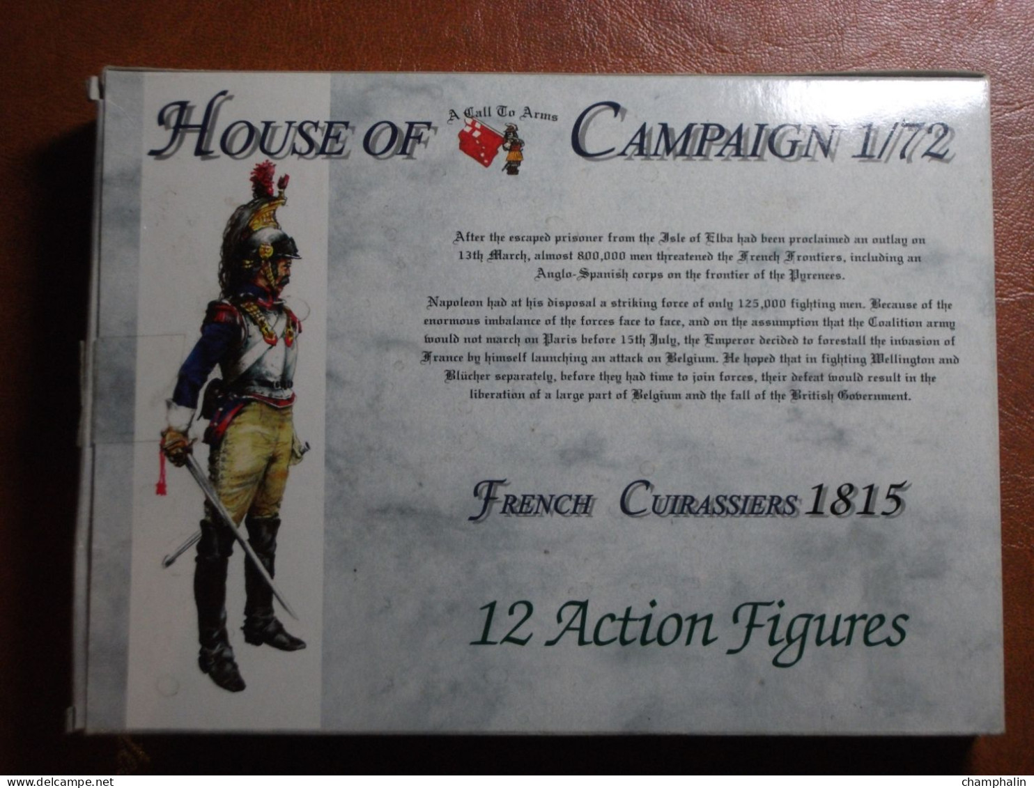 Maquette Plastique - French Cuirassiers 1815 Au 1/72 - Guerres Napoléoniennes - House Of Campaign N°51 - Figuren