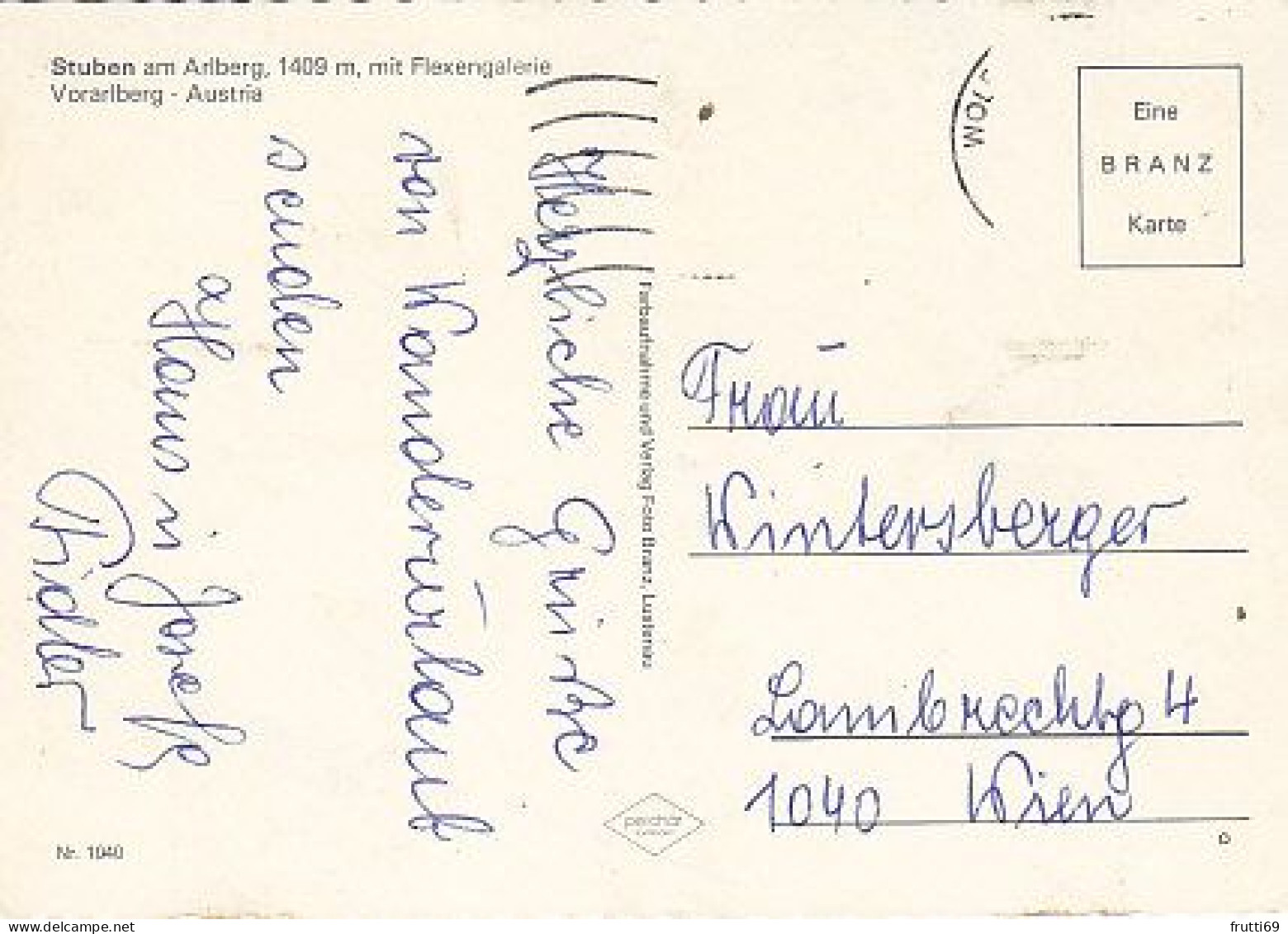 AK 191555 AUSTRIA - Stuben Am Arlberg - Stuben