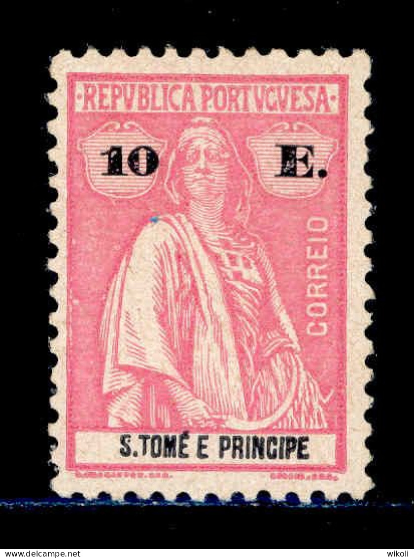 ! ! St. Thomas - 1926 Ceres 10 E - Af. 275 - MH (cb 166) - St. Thomas & Prince