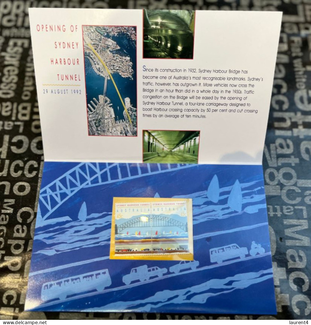 2-1-2024 (4 W 9) Australia Stamp Pack - Opening Of Sydney Harbour Tunnel - Presentation Packs