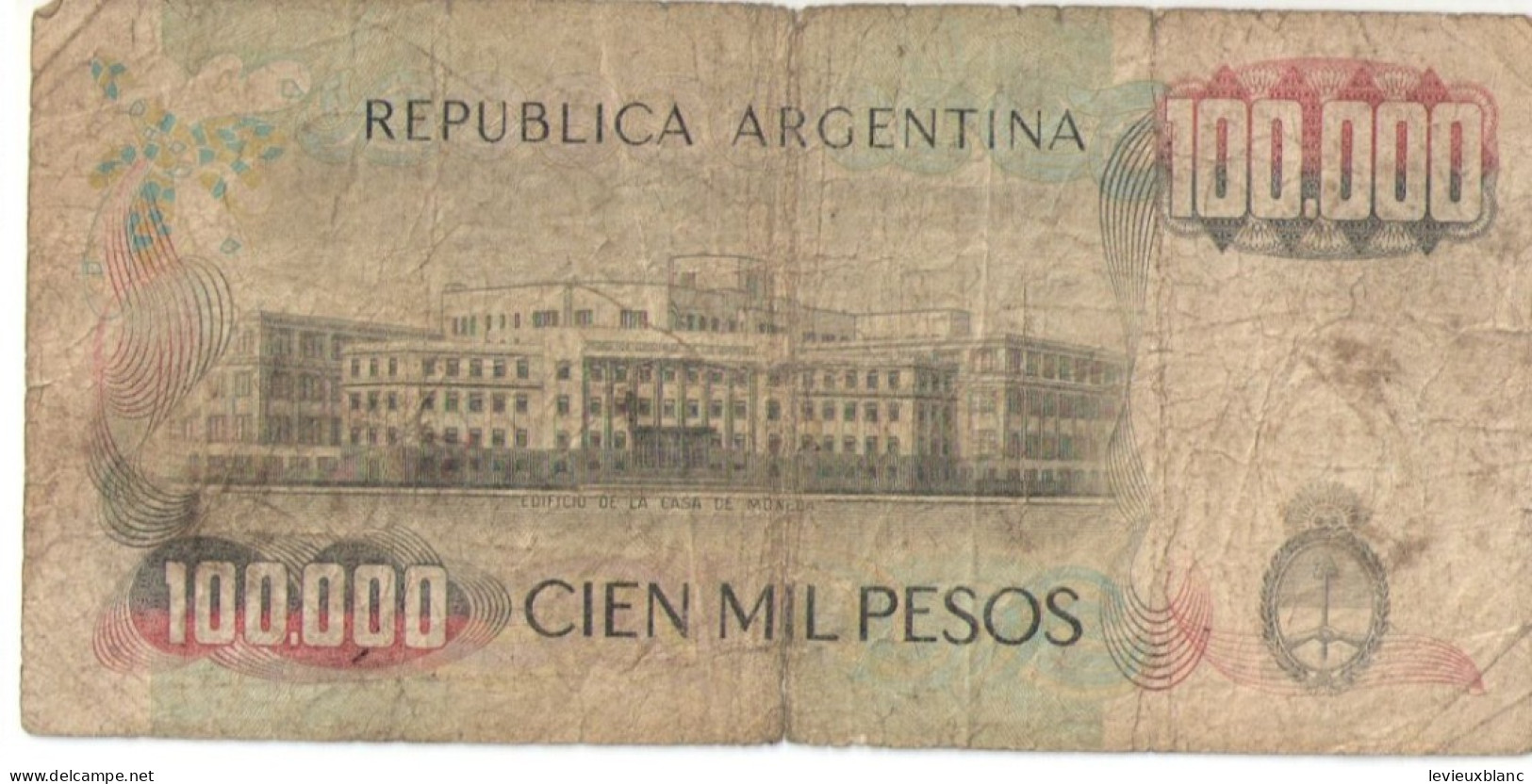 Billet De Banque Ancien/Casa De Moneda / Republica Argentina/100 000 Pesos/1975-80   BILL247 - Argentinien