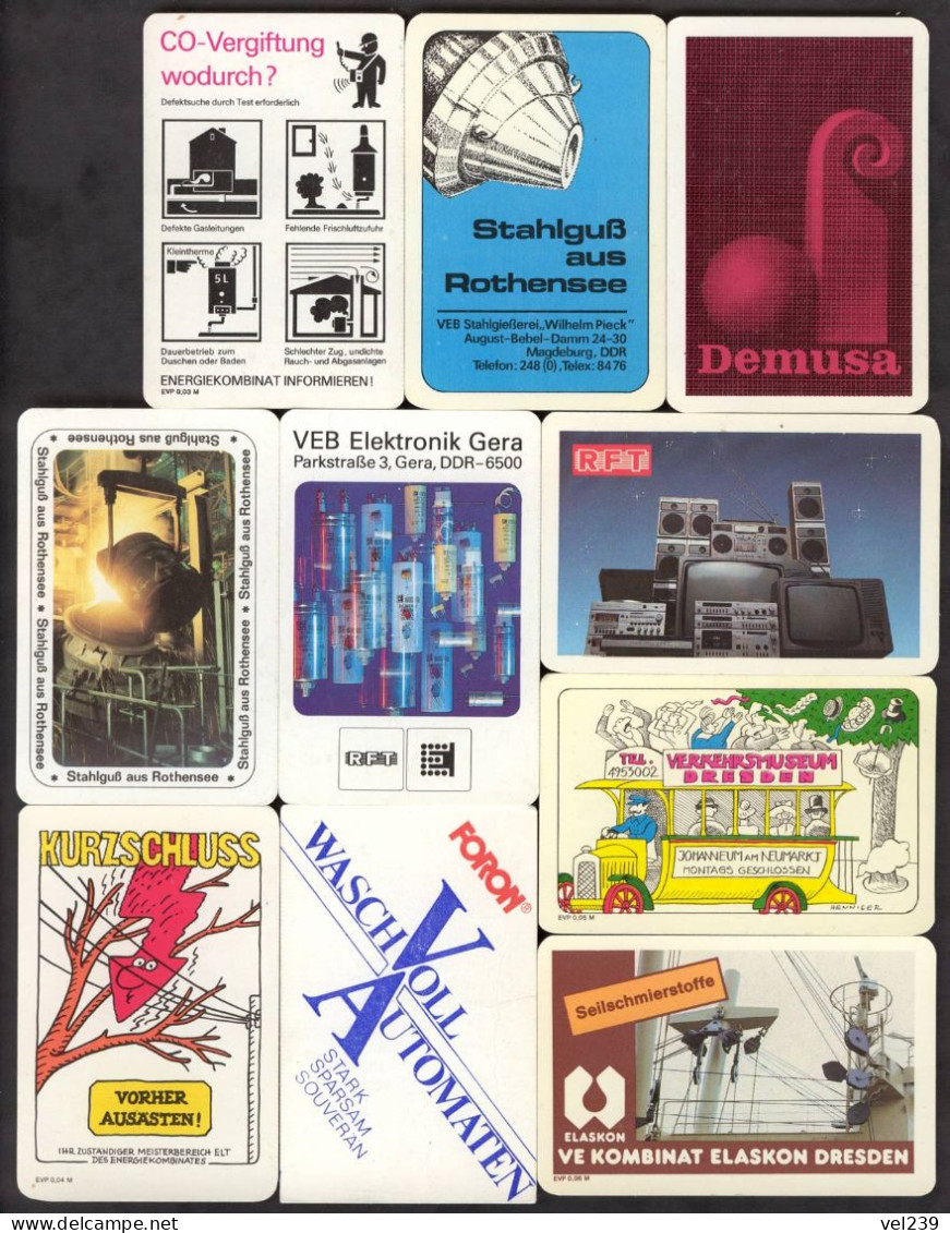 DDR. East Germany. Demuza, RFT, Foron - Petit Format : 1981-90