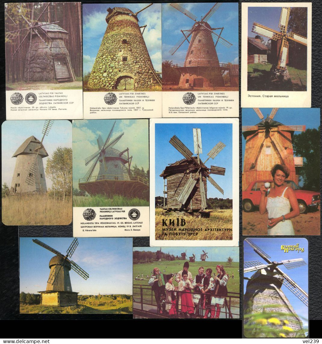 USSR. 1981-1991. Windmill. Moulin à Vent. Mill - Petit Format : 1981-90