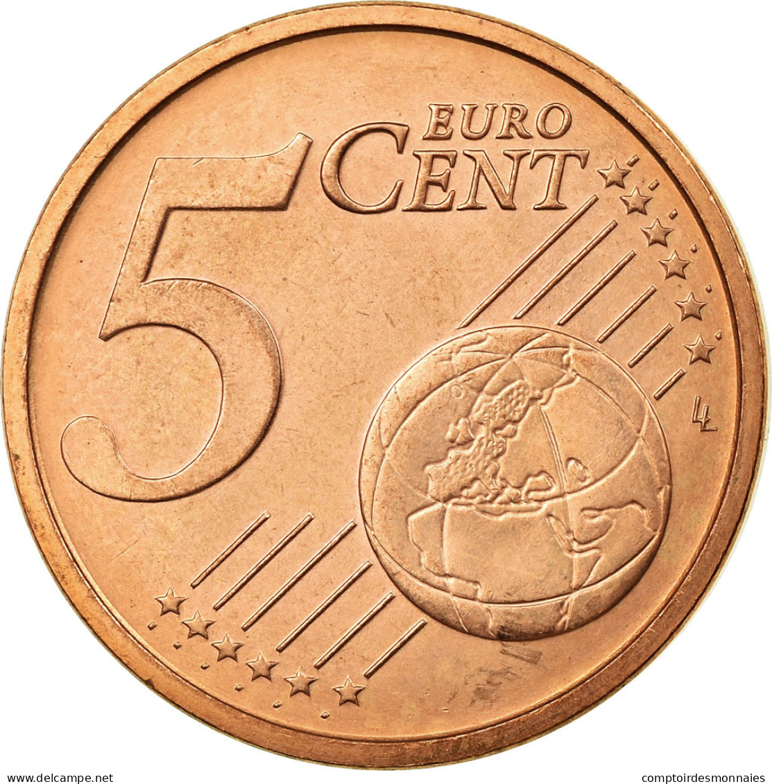 Cité Du Vatican, 5 Euro Cent, 2002, SPL, Copper Plated Steel, KM:343 - Vaticano (Ciudad Del)
