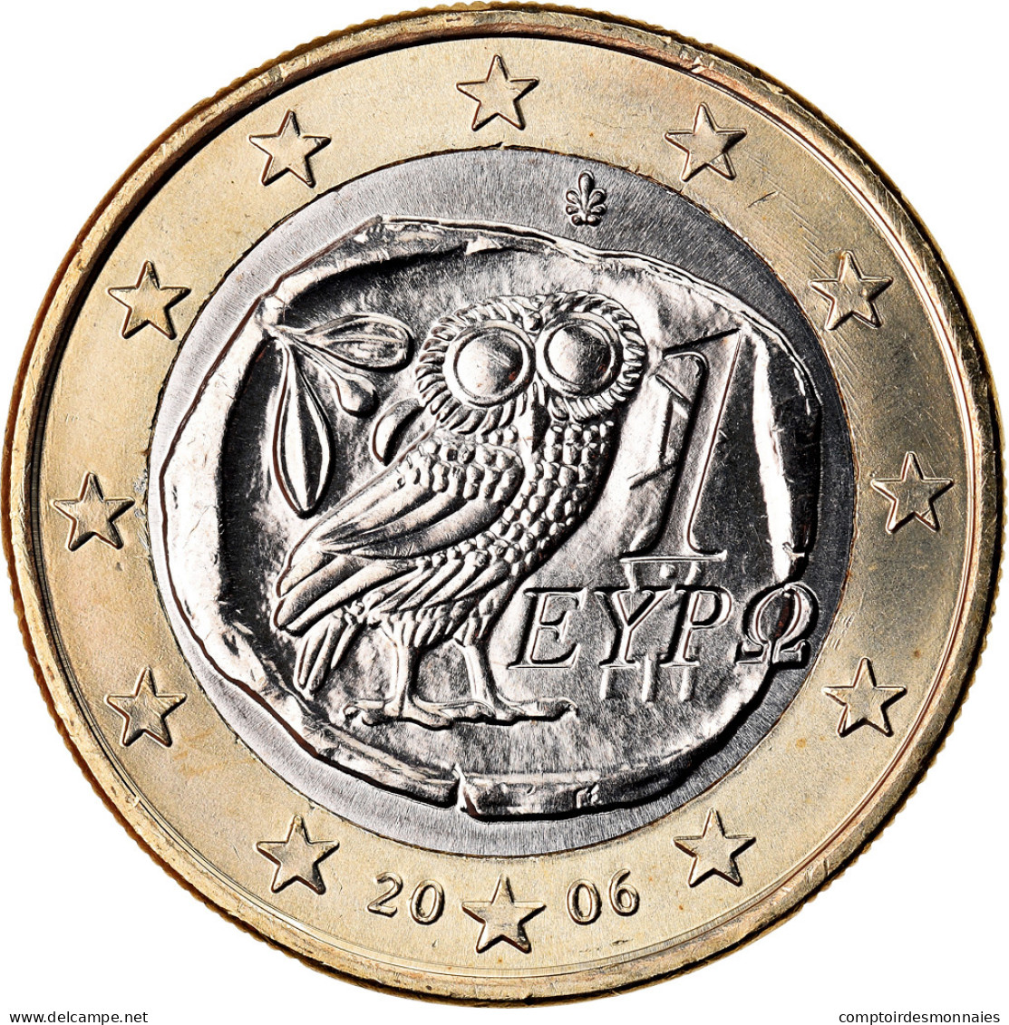 Grèce, Euro, 2006, SPL, Bi-Metallic, KM:187 - Griekenland