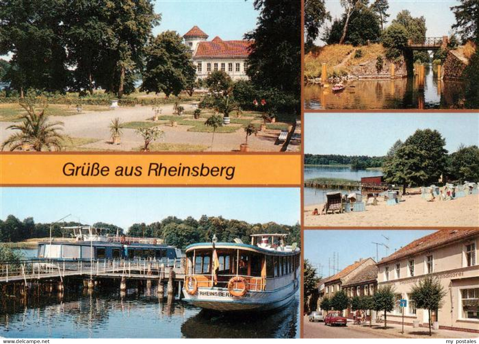 73948065 Rheinsberg_Brandenburg Orangerieparterre Im Schlosspark Anlegestelle De - Zechlinerhütte