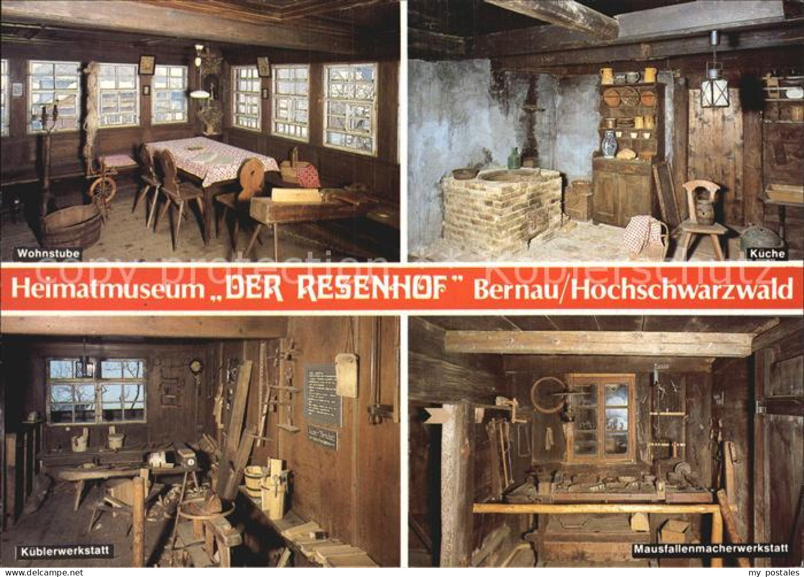 72481809 Bernau Schwarzwald Heimatmuseum Der Resenhof Wohnstube Kueche  Bernau - Bernau