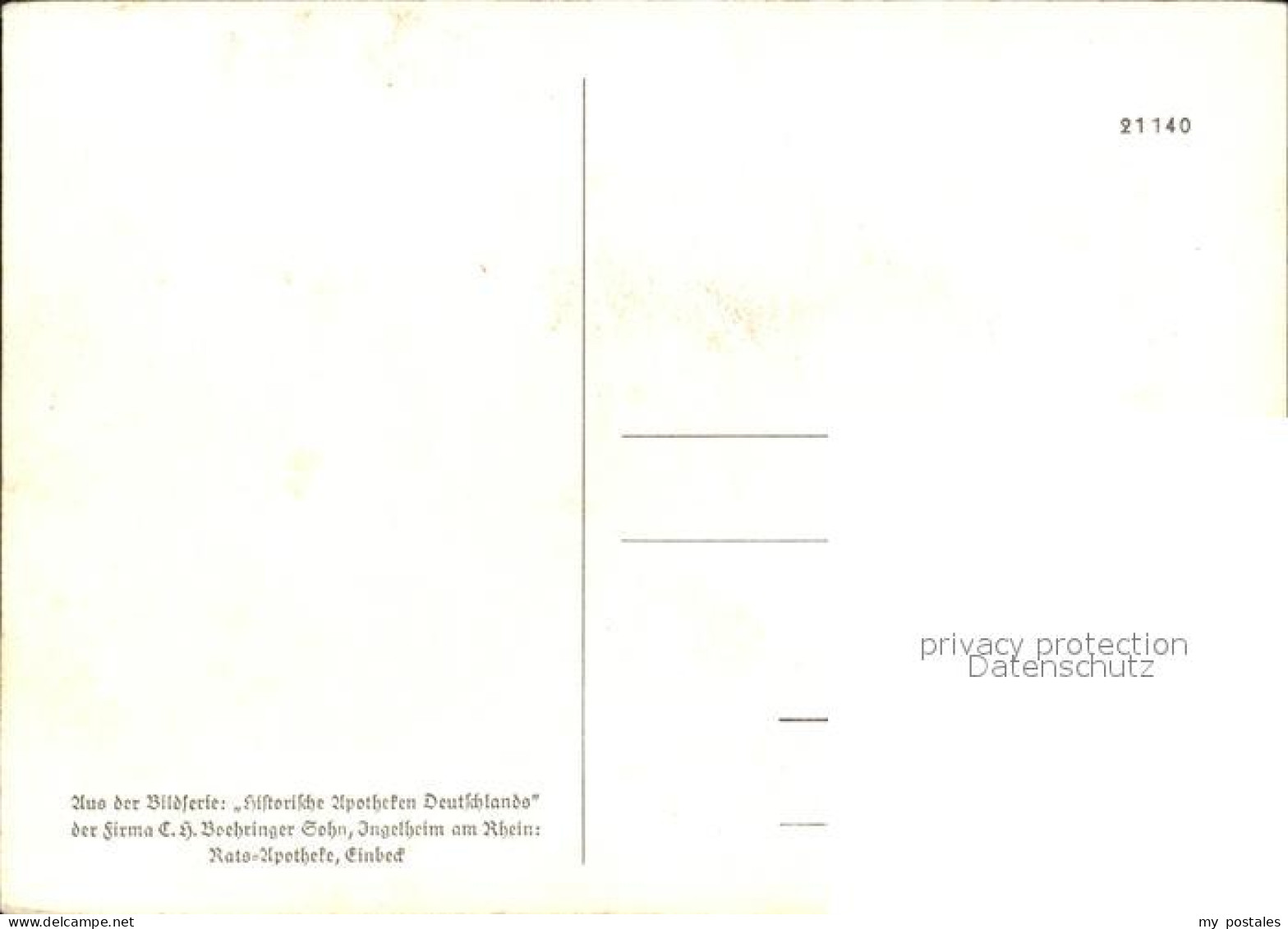 72478081 Einbeck Niedersachsen Ratsapotheke Historisch Einbeck - Einbeck