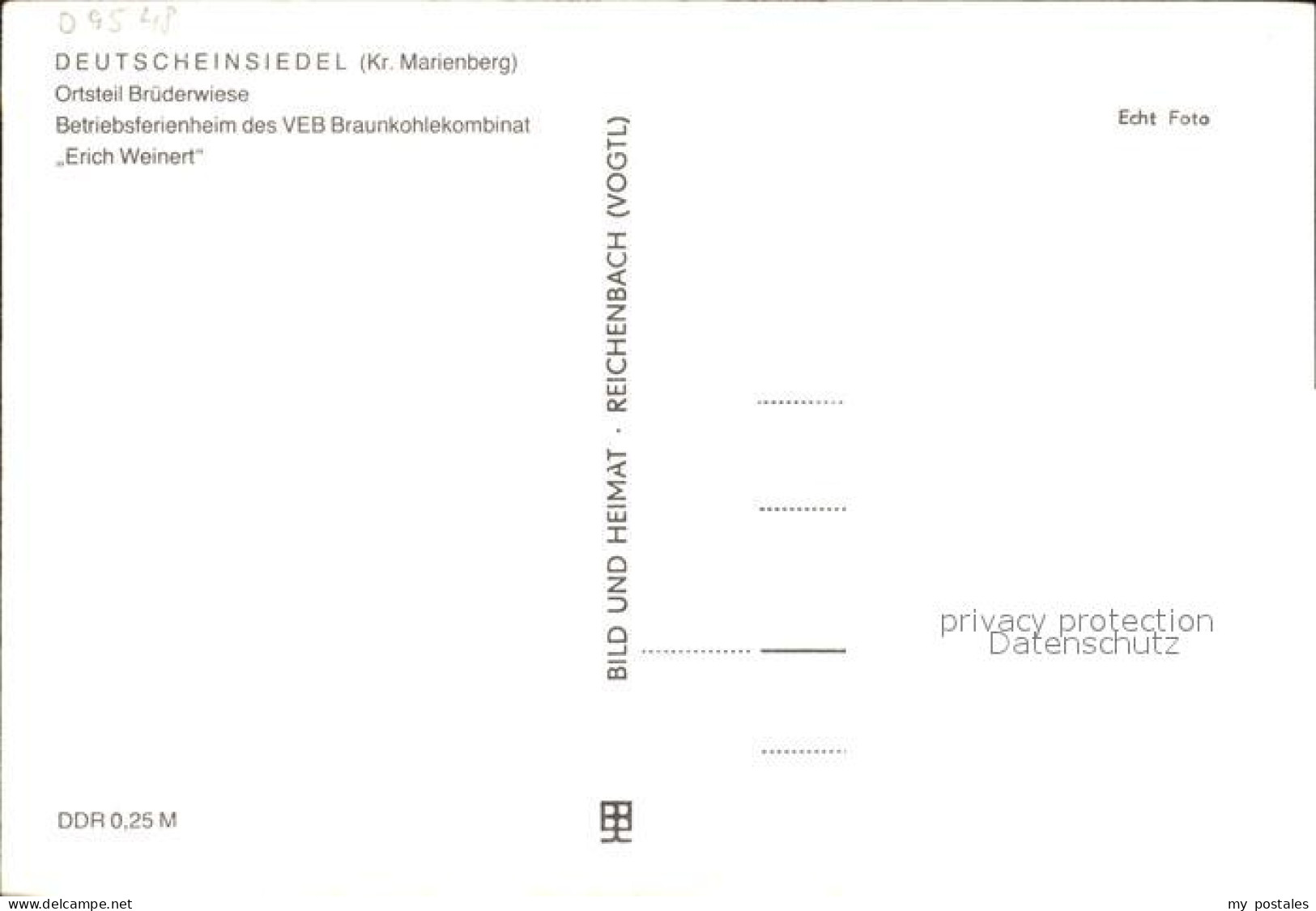 72477117 Bruederwiese Betriebsferienheim Erich Weinert Bruederwiese - Deutschneudorf