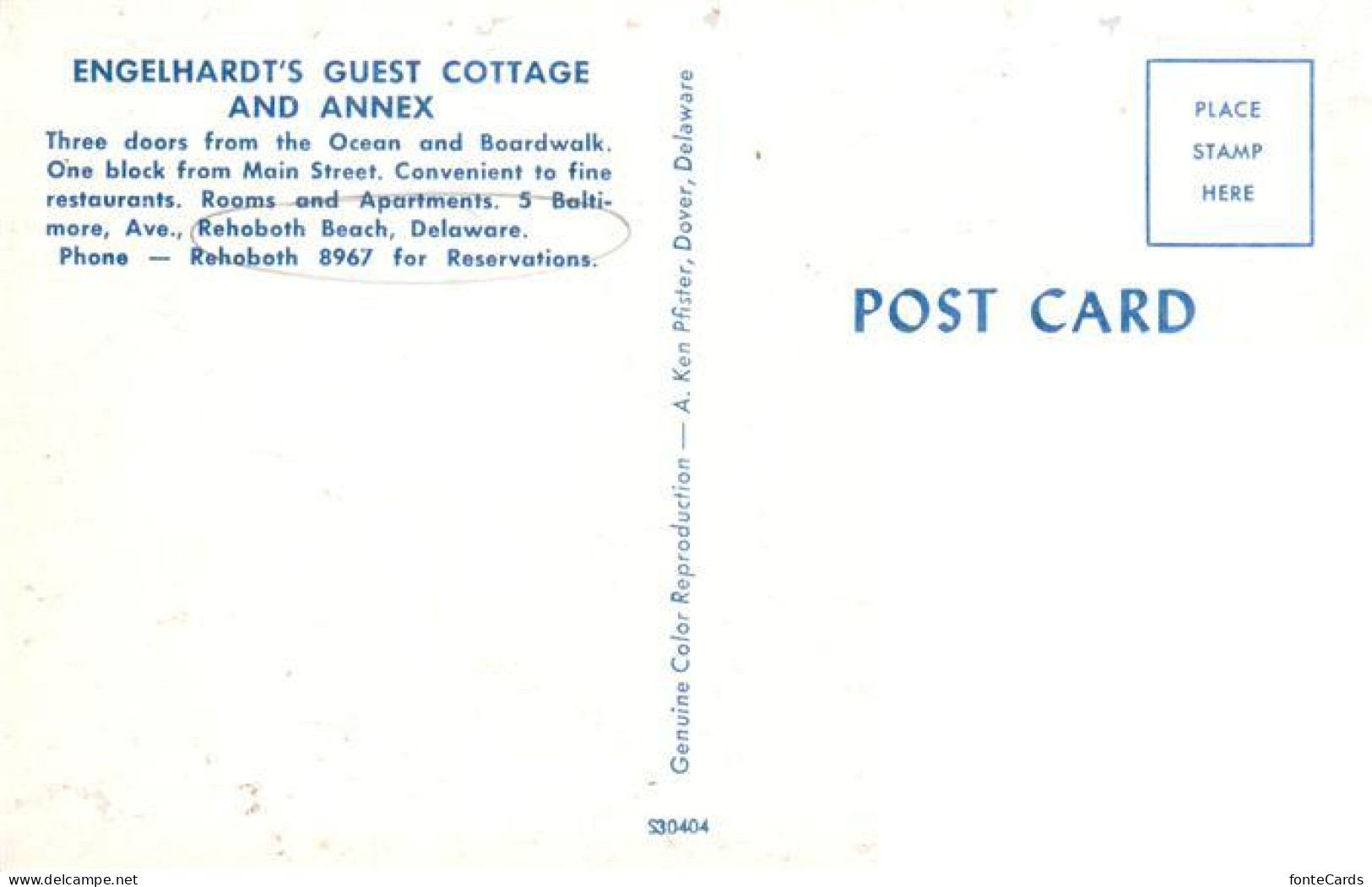 73881138 Rehoboth_Beach_Delaware_USA Engelhardts Guest Cottage And Annex - Other & Unclassified