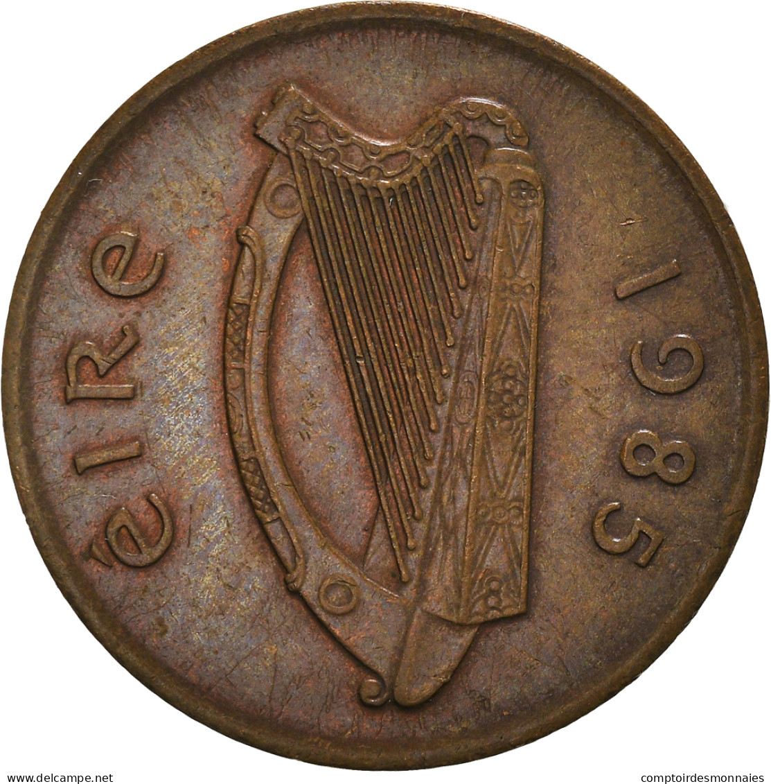 Monnaie, IRELAND REPUBLIC, 2 Pence, 1985, TTB, Bronze, KM:21 - Ireland