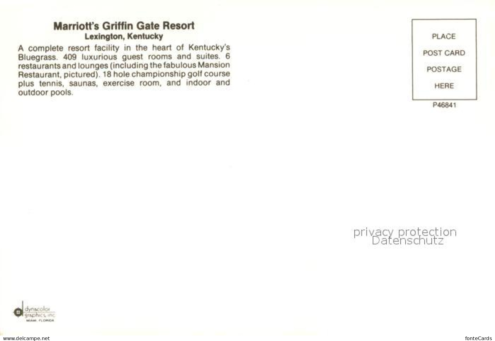 73203224 Lexington_Kentucky Marriott's Griffin Gate Resort  - Sonstige & Ohne Zuordnung